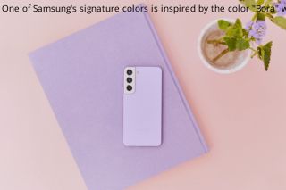 One of Samsung's signature colors is inspired by the color "Bora" which means purple in English